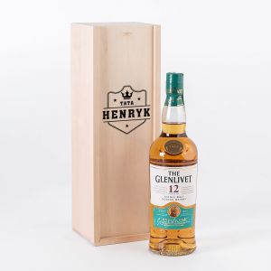 Whisky Glenlivet w skrzynce PREZENT DLA TATY