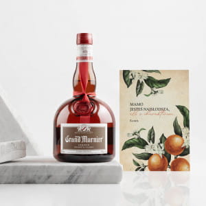 Grand Marnier i personalizowana kartka EKSKLUZYWNY PREZENT DLA MAMY