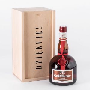 Likier Grand Marnier w skrzynce PREZENT PODZIKOWANIE