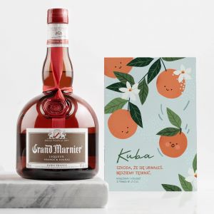 Francuski likier Grand Marnier z kartk NA ODEJIE Z PRACY 