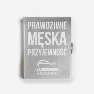 Grawerowana papiero�nica M�SKA prezent dla palacza