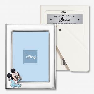 Grawerowana ramka z Myszk� Mickey prezent na pierwsze urodziny