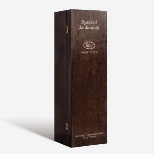 Grawerowana skrzynka na whisky PREZENT DLA TECIA