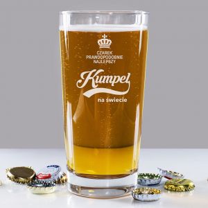 Grawerowana szklanka do piwa PREZENT DLA KUMPLA
