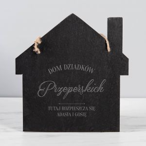 Grawerowana tabliczka DOM DZIADKW prezent dla babci i dziadka