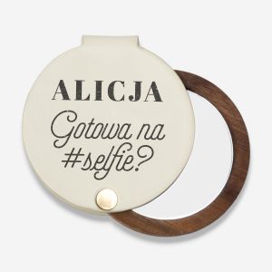 Lusterko kieszonkowe personalizowane PREZENT DLA KOLEANKI