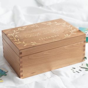 Grawerowane pude�ko wspomnie� PAMI�TKA CHRZTU