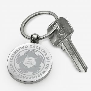 Grawerowany brelok UPOMINEK DLA BHP-OWCA