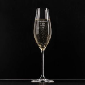 Grawerowany kieliszek do szampana PREZENT DLA KOBIETY SUKCESU