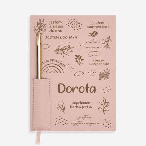 Grawerowany planer dla kobiety SELF LOVE prezent dla kobiety personalizowany planer