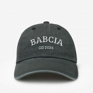 Haftowana czapka dla babci PREZENT DLA M�ODEJ BABCI czapka z haftem prezent dla babci zostaniesz babci�