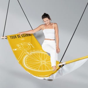 Hamak personalizowany TOUR prezent dla rowerzysty