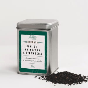 Herbata czarna w puszce PODZIĘKOWANIE DLA LEKARZA ZA OPIEKĘ
