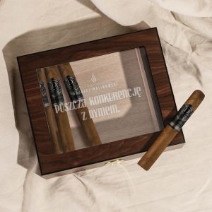 Humidor z grawerem PREZENT DLA PREZESA