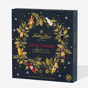 Kalendarz adwentowy z czekoladkami alkoholowymi LIQUEURS kalendarz adwentowy dla dorosych adwentowy kalendarz