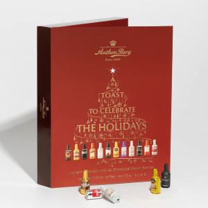 Kalendarz adwentowy z czekoladkami alkoholowymi LIQUEURS kalendarz adwentowy dla dorosych adwentowy kalendarz