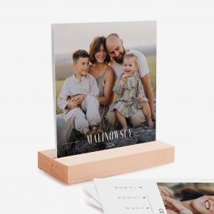 Kalendarz biurkowy ZE ZDJCIAMI prezent na parapetwk kalendarz stojcy ze zdjciami, prezent do domu, dla rodziny