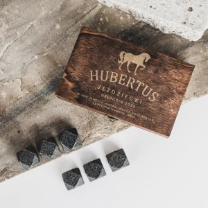 Kamienie do whisky dla jeźdźca HUBERTUS