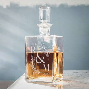 Karafka do whisky z grawerem PREZENT Z OKAZJI LUBU