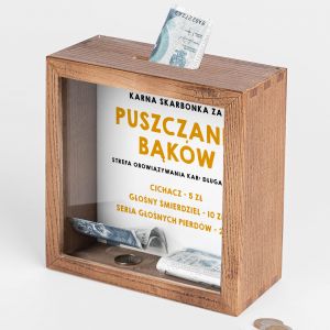 Karna skarbonka ZA PUSZCZANIE BKW