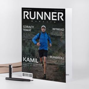 Kartka dla biegacza A4 MAGAZYN RUNNER prezent dla biegacza mieszny prezent dla faceta