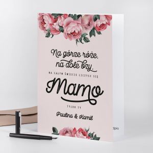 Kartka z yczeniami na DZIE MAMY