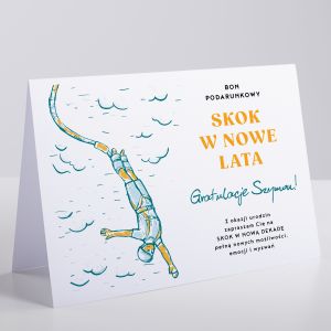 Kartka urodzinowa BON NA SKOK NA BUNGEE