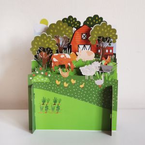 Kartka 3D dla dziecka NA FARMIE