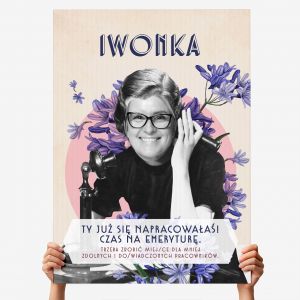 Kartka dla emerytki XXL CZAS NA EMERYTUR�