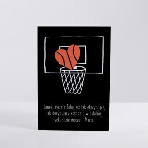 Kartka dla fana NBA
