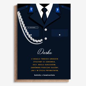 Kartka dla policjanta MUNDUR - A4