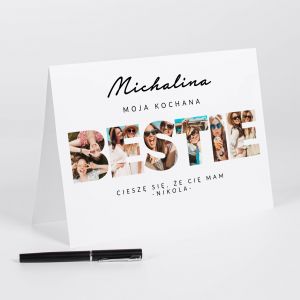 Personalizowana kartka dla przyjaciki BESTIE