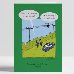 Kartka dla rkodzielnika NA DRUTACH