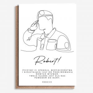 Kartka dla �o�nierza A4 prezent dla �o�nierza kartka dla wojskowego