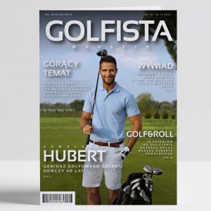 Kartka ze zdjciem dla golfisty MAGAZYN personalizowana kartka z fotografi na prezent dla golfisty