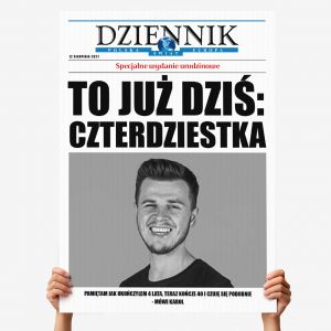 Kartka na 40 urodziny dla faceta TO JU� DZI�