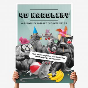 Kartka na 40 urodziny dla kole�anki DOBOROWE TOWARZYSTWO