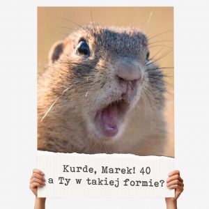 Kartka na 40 urodziny XXL SZOK �mieszna kartka urodzinowa