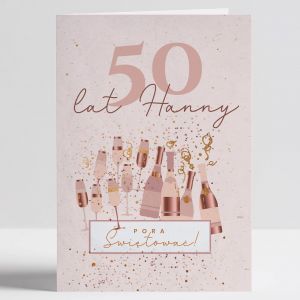 Kartka z yczeniami na 50 urodziny PORA WITOWA