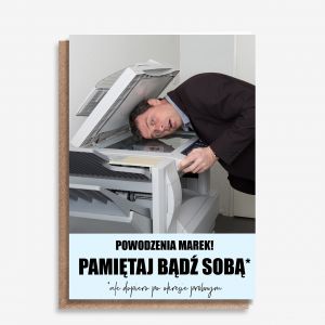 Kartka na poegnanie kolegi z pracy NOWA PRACA