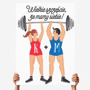 Kartka na rocznic� �lubu dla m�a XXL WIELKIE SZCZʦCIE