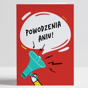 Personalizowana kartka okolicznociowa POWODZENIA prezent motywacyjny kartka motywacyjna