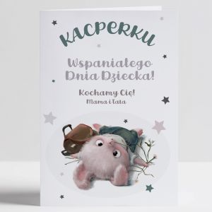 Personalizowana KARTKA Z OKAZJI DNIA DZIECKA