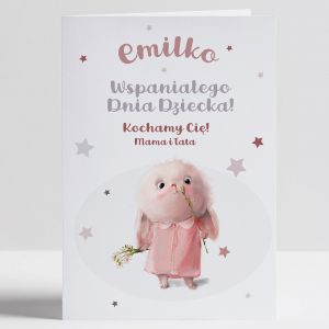 Personalizowana LAURKA NA DZIE DZIECKA dla dziewczynki