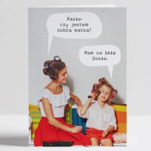 Kartka dla mamy RETRO