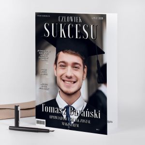 Kartka A4 CZOWIEK SUKCESU upominek z okazji zakoczenia studiw