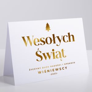 Personalizowana kartka WESOYCH WIT ze zoceniem