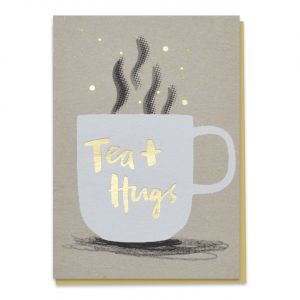 Kartka dla zmarzlucha TEA + HUGS