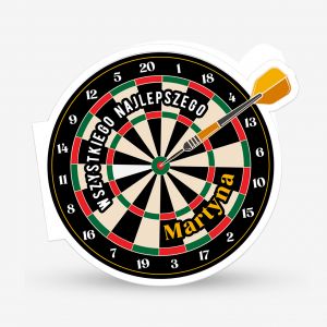 Kartka urodzinowa DART upominek dla fana darta prezent dla fana darta upominek dla gracza kartka na urodziny