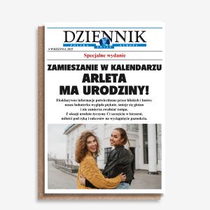 Kartka urodzinowa dla przyjaci�ki DZIENNIK kartka na urodziny kartka dla przyjaci�ki upominek dla przyjaci�ki